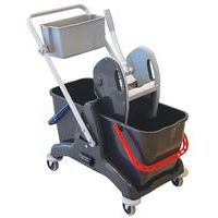 Carro de lavado con escurridor - 2 x 15 L - Manutan Expert